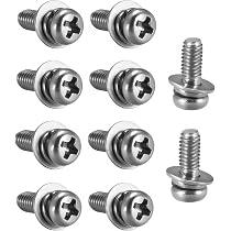 Amazon.co.jp: パンヘッド機械ネジ ボルトセット 10個セット M4x8mm